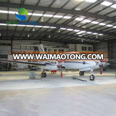 quick construction prefabricate steel structure aircraft hangar